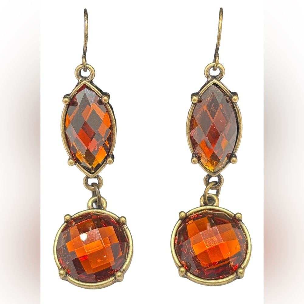 New Gennaro Orange Drop Earrings